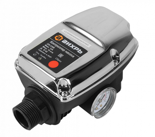 Контроллер насоса ВИХРЬ (реле потока/сухого хода. стартовое давление 1.5 - 3.5 бар)