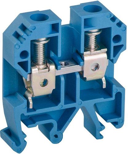 Клемма винтовая КВИ-6мм2 (синий) ИЭК