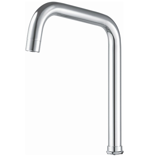 Излив для кухонного смесителя  Г-образный Люкс с аэратором 27.5см MELODIA MKP30003P