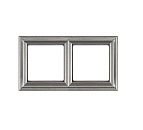 Рамка 2 поста (алюминий) ECO Profi DECO JUNG