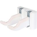 Кронштейн для радиатора регулируемый белый (2шт) RAL 9016 STOUT