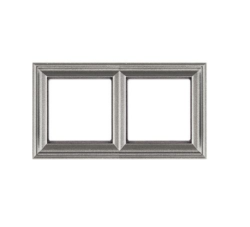 Рамка 2 поста (алюминий) ECO Profi DECO JUNG