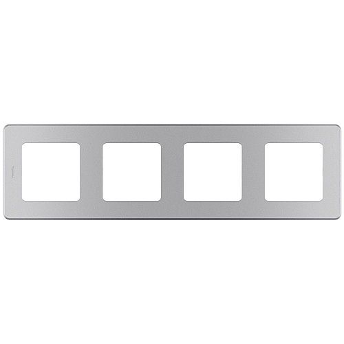 Рамка 4 поста (алюминий) INSPIRIA Legrand/Daccord (673962)