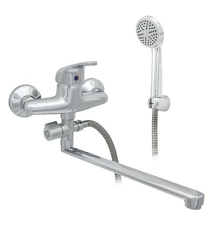 Смеситель ванна  Центр Сантехники картридж 35мм длинный излив 300мм ЦС-СМ 300/1-4 D35 М-42 СТ300103