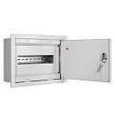 Щит распределительный встраиваемый ЩРВ-12 замок 1дверь 1ряд 257х340х120мм IP31 MECAS Щит распределительный встраиваемый ЩРВ-12 замок 1дверь 1ряд 257х340х120мм IP31 MECAS