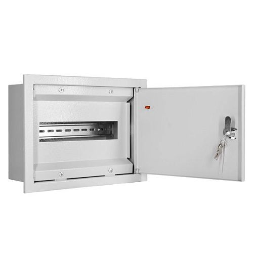 Щит распределительный встраиваемый ЩРВ-12 замок 1дверь 1ряд 257х340х120мм IP31 MECAS