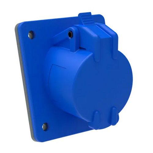 Розетка ССИ-413 16А-6ч/200-250В 2Р+PЕ IP44 встраиваемая MAGNUM ИЭК