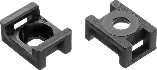 Основание 25x16 черное под винт M5 для хомутов шириной до 9мм DKC