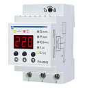 Реле напряжения РН-260Т многофункциональное 3 модуля Новатек-Электро