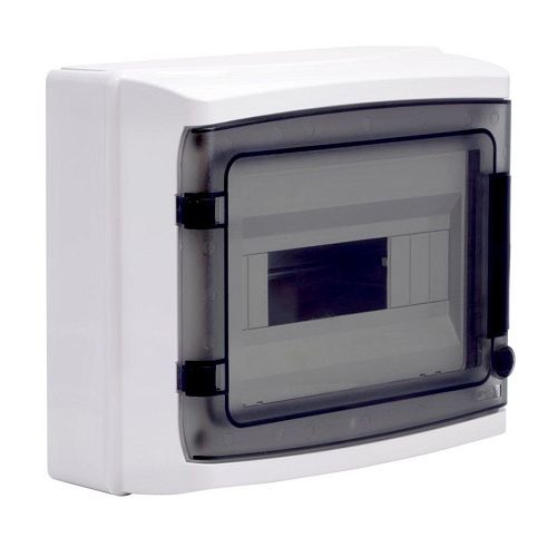 Щит ОУ 12м IP65 (серый) с клеммным блоком 63А (DKC)