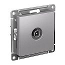 Розетка TV антенна коннектор (алюминий) ATLASDESIGN SE