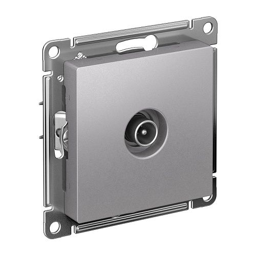 Розетка TV антенна коннектор (алюминий) ATLASDESIGN SE