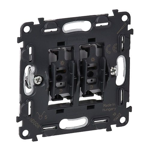 Выключатель 2кл безвинтовой зажим Valena In'Matic Allure/Life Legrand (752005)