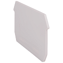 Крышка концевая для клеммы проходной OptiClip D-TB-2.5/4-QUATTRO (серая) КЭАЗ