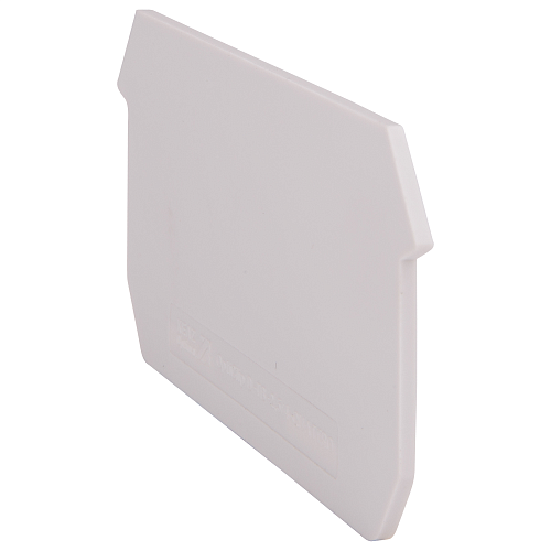 Крышка концевая для клеммы проходной OptiClip D-TB-2.5/4-QUATTRO (серая) КЭАЗ