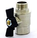 Кран шаровой 1 ВР/НР усиленного типа (ручка бабочка) 307 серия Bugatti Кран шаровой 1 ВР/НР усиленного типа (ручка бабочка) 307 серия Bugatti