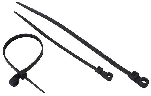 Хомуты нейлоновый под винт (4.3-4.8)х200 (черный) REXANT 100шт