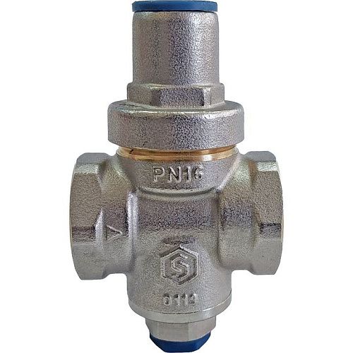 Редуктор давления 1/2" поршневой 1-5.5 бар с выходом под манометр 1/4 STOUT