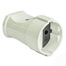 Штепсельное гнездо 10А 220В IP20 (белый) MAKEL