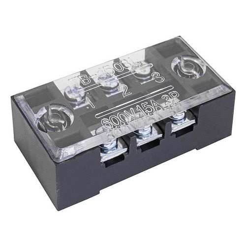 Блок зажимов контактный винтовой 3 пары 15А ТВ-1503 RUICHI