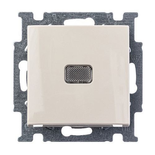 Выключатель 1кл с подсветкой 2006/1 UCGL-92 (слоновая кость) Basic 55 ABB