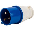 Вилка 023 32А 2Р+РЕ 220В IP44 кабельная TDM