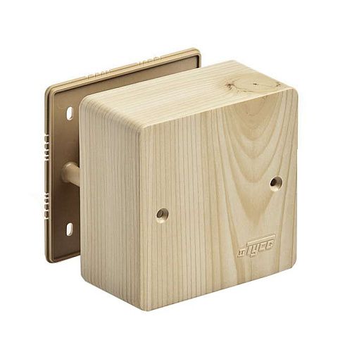 Коробка универсальная ОУ 85х85х42мм с крышкой IP40 (сосна) ТУСО Ruvinil