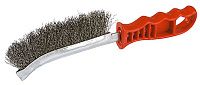 Щетка ручная однорядная витая стальная проволока 0.3мм PROFESSIONAL STAYER (3509)