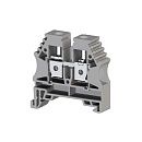 Клеммник на DIN рейку 10.0мм2 AVK10 RD(RP) (серый) Klemsan