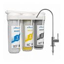 Фильтр трёхступенчатый для жесткой воды АБФ-ТРИА - УМЯГЧЕНИЕ ( ПП-5M+С-10+УГП-10) АКВАБРАЙТ