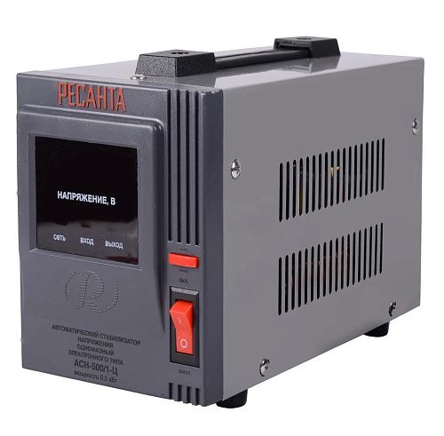 Стабилизатор АСН-500/1-Ц 140-260В 220±8% IP20 напольный РЕСАНТА