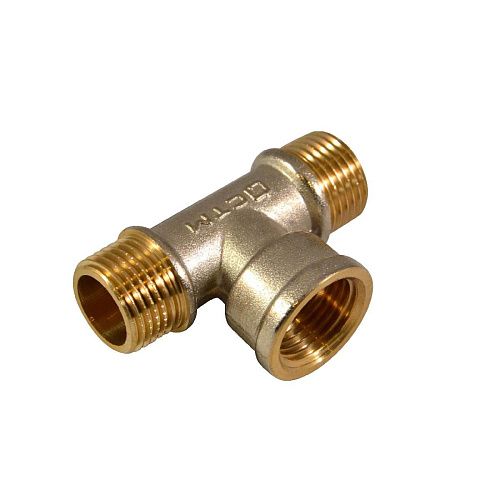 Тройник никелированный НВН 1/2" СТМ