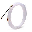 Протяжка кабельная Ø3мм NP-3.0/10 нейлон белая Fortisflex 10м