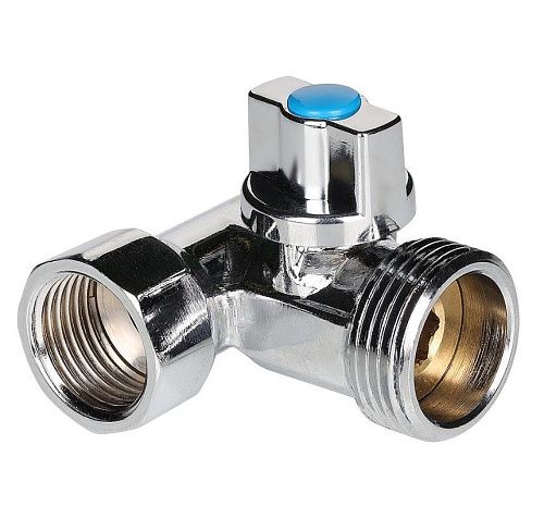 Кран трехпроходной 1/2х3/4х1/2 для стиральных машин  VT.256.N.04 VALTEC