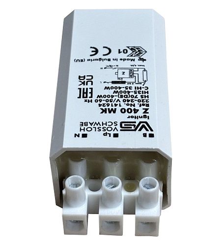 Импульсное зажигающее устр-во Z 400MK 220-240V 4.5A 3-5kV 78x34x27 (МГЛ 35-400/ДНаТ 70-400W) VS-Power Vossloh Schwabe