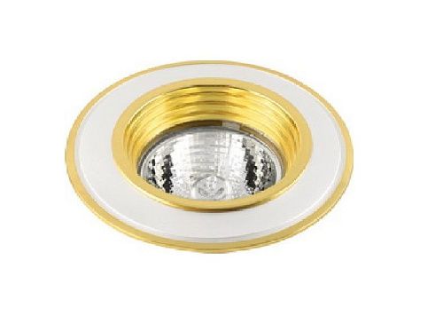 Светильник точечный CRATER 51 0 22 50Вт GU5.3 Ø87х63мм Øотв.67мм IP20 КОМТЕХ никель/золото