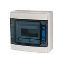 Бокс навесной 8 мод. IKA-1/8-ST прозрачная дверь с N/PE-9/9 IP65 231х238х115мм EATON (174196)