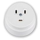 Розетка к электрической плите ОП 2Р+Е 32А 220В IP20 круглая (белый) BYLECTRICA (РА32-072)