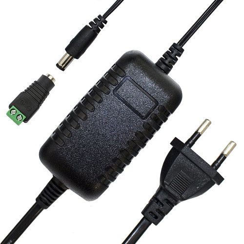 Источник стабилизированного питания 12В 1А коннектор в комплекте TANTOS TS-1A