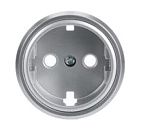 NIE 8688.9 CR Накладка для розетки SCHUKO плоская серия SKY Moon (кольцо хром) АВВ NIE 8688.9 CR Накладка для розетки SCHUKO плоская серия SKY Moon (кольцо хром) АВВ