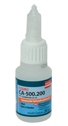 Клей секундный цианоакрилатный CA-500.200 (20 г) Cosmo 
