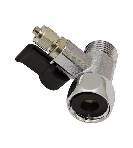 Адаптер-вентиль 1/2" ВН x 1/2" НР x 1/4" AS-14 ГЕЙЗЕР