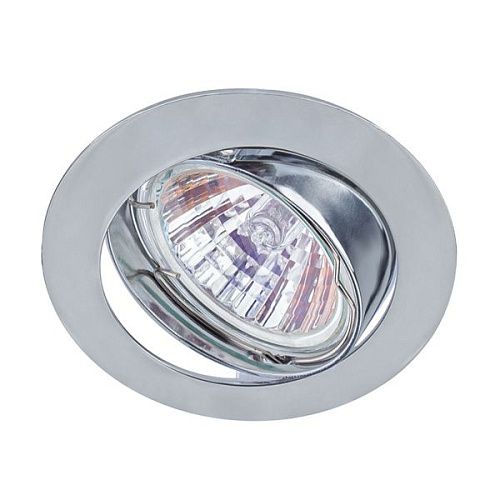 Светильник точечный поворотный KL1A CH /1 50Вт GU5.3 Ø79мм Øотв.55мм IP20 ЭРА хром