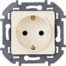 Розетка 2К+З немецкий стандарт (слоновая кость) INSPIRIA Legrand/Daccord (673721)