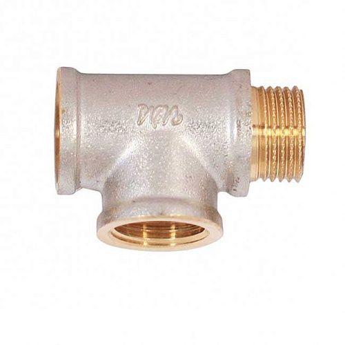 Тройник никелированный ВВН 1/2" СТМ