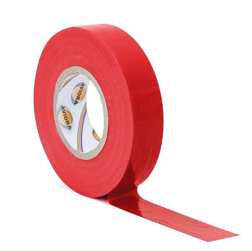 Изолента ПВХ 19ммх20м от -50˚С до +80˚С (красная) AVIORA