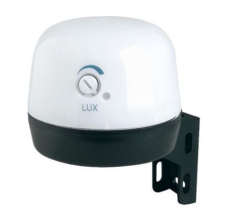 Фотореле VEGA 10A 230В 5-300Лк IP54 защита от ложных срабатываний (белый/черный) ORBIS Испания