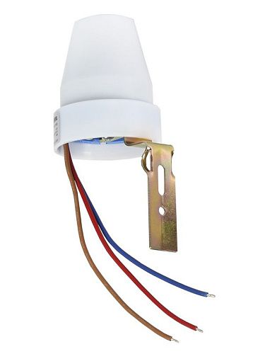 Фотореле sbl-fr-601 10А 240В 2200Вт 5-50Лк IP44 (белый) Smartbuy