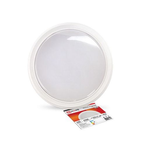 Светильник светодиодный накладной СПБ-2 20Вт 6500K 1400Лм Ø250х41мм IP40 IN HOME белый круг