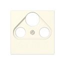 Накладка для универсальной SAT-TV-FM розетки термопласт (слоновая кость) ECO Profi JUNG Накладка для универсальной SAT-TV-FM розетки термопласт (слоновая кость) ECO Profi JUNG